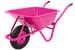 Kruiwagen 100 Liter Roze – Draagvermogen 250 kg