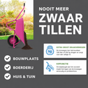 Kruiwagen 100 Liter Roze – Draagvermogen 250 kg