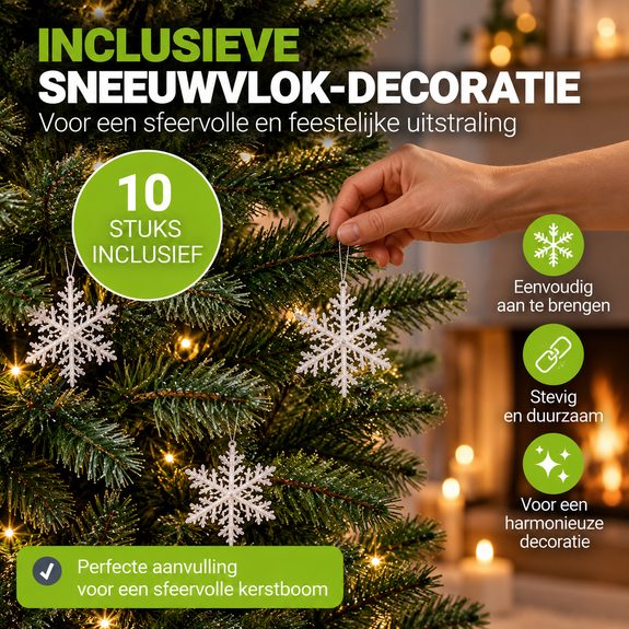 Kunstkerstboom 150 cm groen – maat M - Afbeelding 4