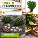 Kunstkerstboom 220 cm groen – maat XL