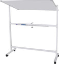 Mobiel Whiteboard / Magneetbord - 120 x 60 cm - Aluminium - Incl. Toebehoren