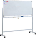 Mobiel Whiteboard / Magneetbord - 120 x 60 cm - Aluminium - Incl. Toebehoren