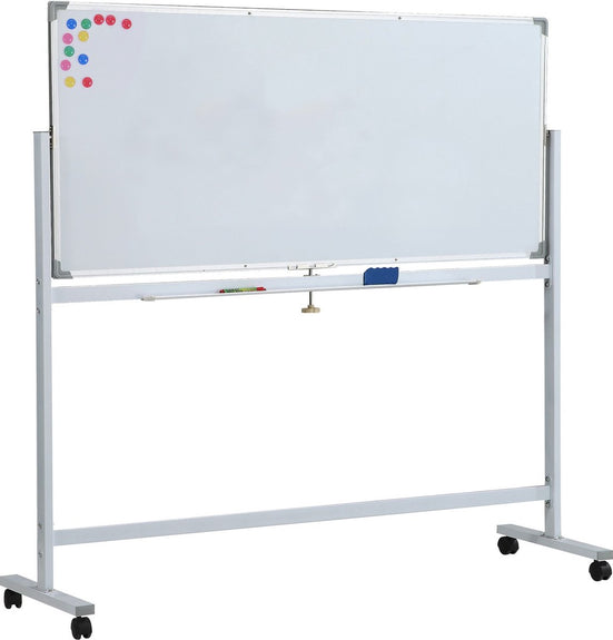 Mobiel Whiteboard / Magneetbord - 120 x 60 cm - Aluminium - Incl. Toebehoren - Afbeelding 8