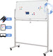 Mobiel Whiteboard / Magneetbord - 120 x 60 cm - Aluminium - Incl. Toebehoren