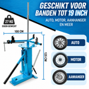 Mechanische bandenverwisselaar 4-19 inch voor autobanden