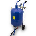 Mobiel zandstraalapparaat 38 liter met 2,5 m slang