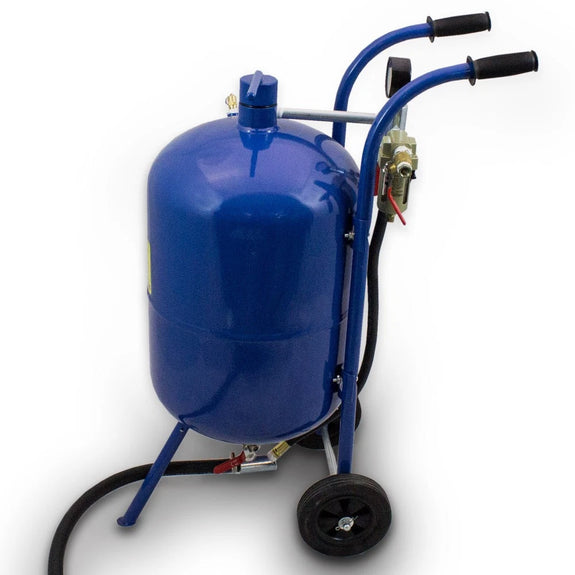 Mobiel zandstraalapparaat 38 liter met 2,5 m slang - Afbeelding 3