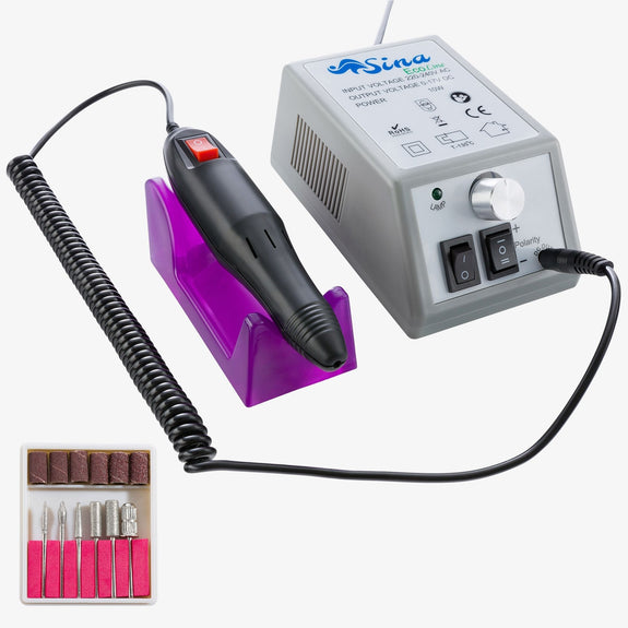 Professionele Freesmachine Manicure Pedicure Nagelfrees Nagels Design Grijs - Afbeelding 1