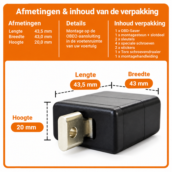 OBD diefstalbeveiliging Plus voor auto – toegangssperre - Afbeelding 4