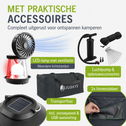 Opblaasbare campingtent voor 1-3 personen