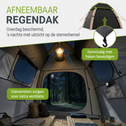 Opblaasbare campingtent voor 1-3 personen