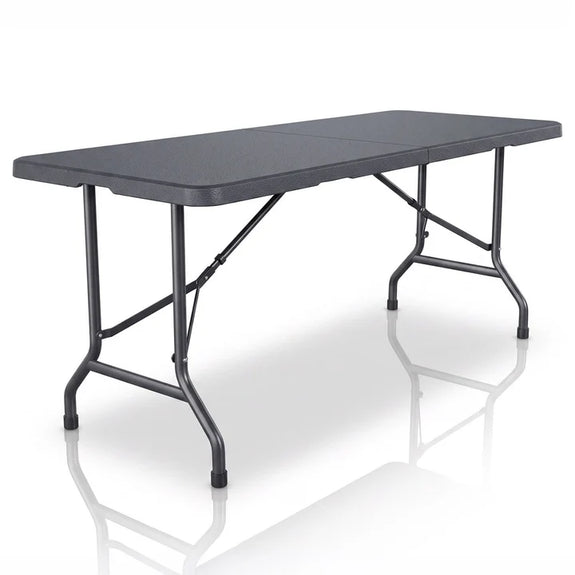 Tuintafel - Opklapbaar - 180 x 74 x 74 cm - Grijs - Afbeelding 1