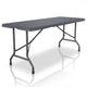 Tuintafel - Opklapbaar - 180 x 74 x 74 cm - Grijs