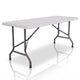 Tuintafel - Opklapbaar - 180 x 74 x 74 cm - Wit