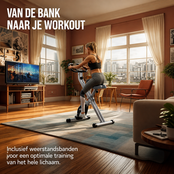 Opvouwbare hometrainer Eagle 2 - Afbeelding 2