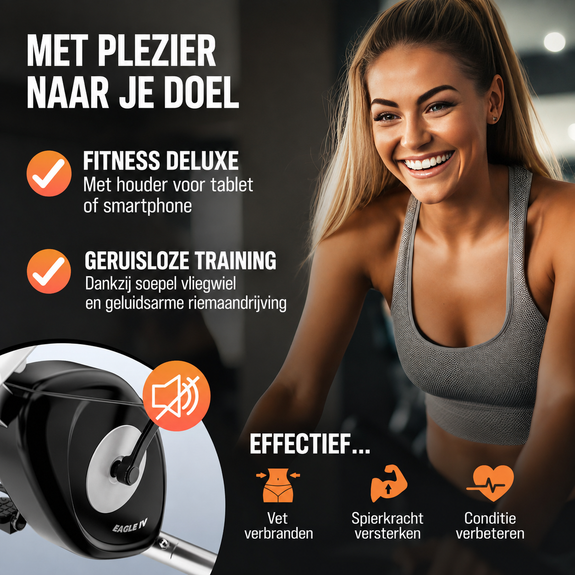 Opvouwbare hometrainer Eagle 2 - Afbeelding 5