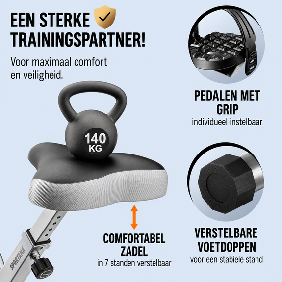 Opvouwbare hometrainer Eagle 2 - Afbeelding 4