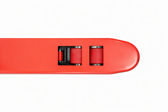 Pompwagen / Palletwagen - Max. 3000kg - Rood - Voor industriële pallets - Afbeelding 7