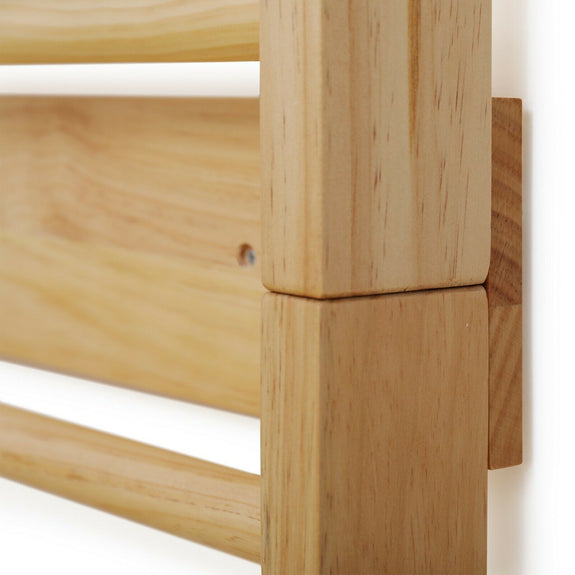 Kinder Klimrek / Turnrek / Wandrek / Klimwand - Hout - 195 x 80 x 14 cm - Afbeelding 9