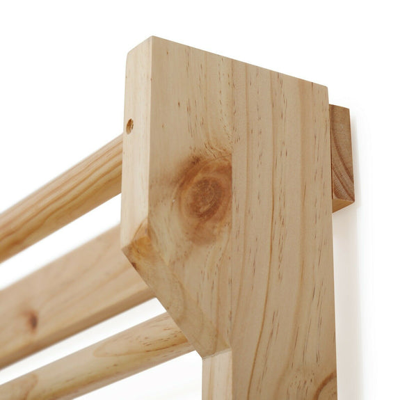 Kinder Klimrek / Turnrek / Wandrek / Klimwand - Hout - 195 x 80 x 14 cm - Afbeelding 11
