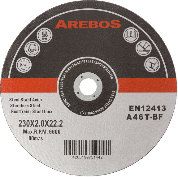 Doorslijpschijven - Ø 230 mm - Opname 22.2 mm - Dikte 1,9 mm - Afbeelding 1