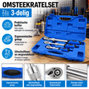 Telescopische ratelset 3-delig – 1/4 3/8 en 1/2 inch