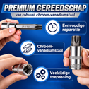 Torx dopsleutelset 18-delig – 1/4 en 1/2 inch