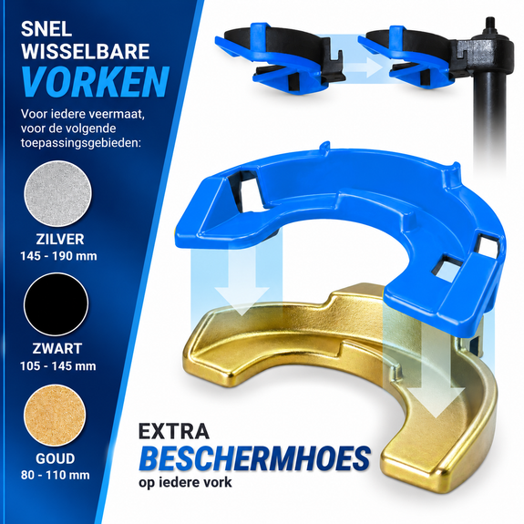 Veerspannerset voor veerpoten 90-190 mm - Afbeelding 5