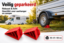 Wielkeggen - Rubber - 2 stuks - Voor Auto en Aanhanger