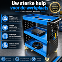 Werkplaatswagen met gereedschapswand – 100 kg