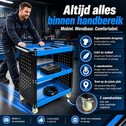 Werkplaatswagen met gereedschapswand – 100 kg