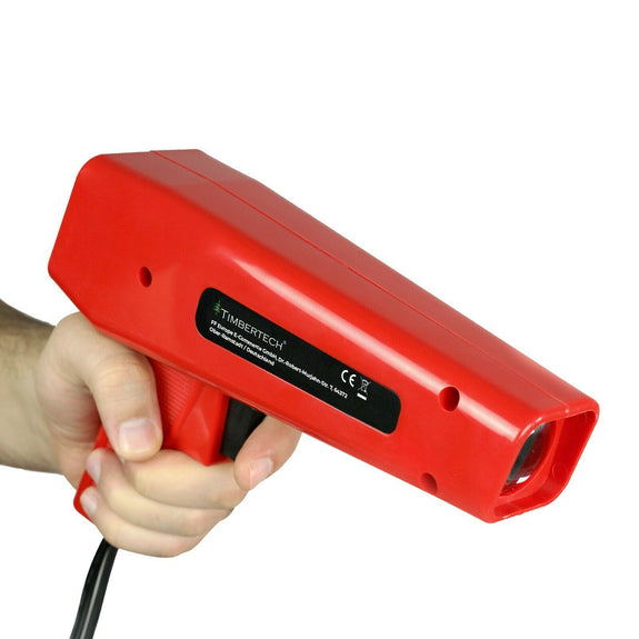 Timbertech - Stroboscoop voor afstellen Ontstekingstiming - Xenon Timing Light - Afstelling Ontsteking - Rood - Afbeelding 2