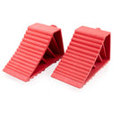 Rubberen wielkeggen voor auto en aanhanger, 2 stuks