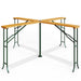 Statafel XXL Quattro Hout 241x241x104cm Inklapbaar