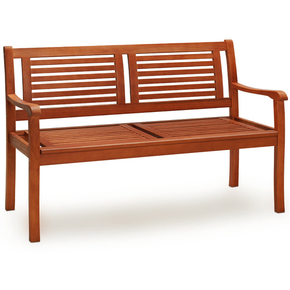 Tuinbank / Zitbank - Eucalyptushout -  120x56x88cm - Bruin - Afbeelding 1