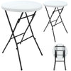 Inklapbare statafels - set van 2 - Ø 72 cm - wit - Afbeelding 1