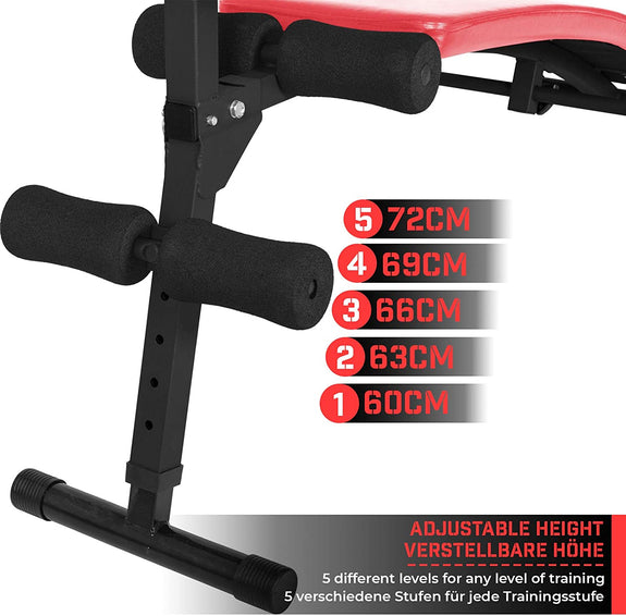 Fitness Buiktrainer - Rugtrainer - Trainingsbankje - Inklapbaar - Verstelbaar - Afbeelding 3