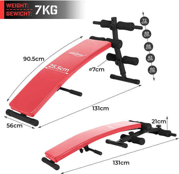 Fitness Buiktrainer - Rugtrainer - Trainingsbankje - Inklapbaar - Verstelbaar - Afbeelding 4