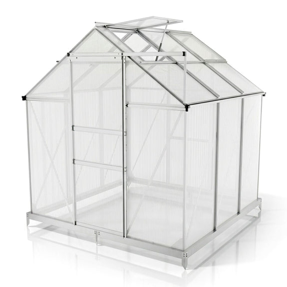 Aluminium kas met fundering en dakraam - Afbeelding 7