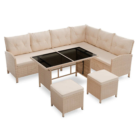 Loungeset Manacor - Creme / Zand - Incl. Kussens - Afbeelding 5