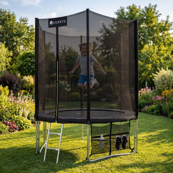 Buitentrampoline JumpMaster met veiligheidsnet - Afbeelding 2