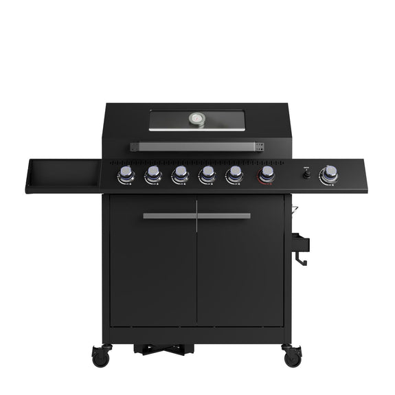 BBQ gasgrill Tennessee met 6 branders en zijbrander - Afbeelding 3