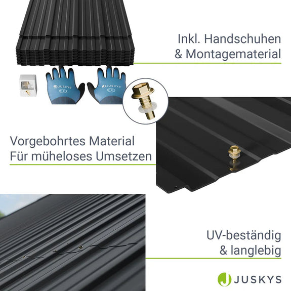 Stalen dakplaten trapezium profiel set - Afbeelding 5