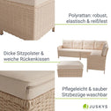 Loungeset Manacor - Creme / Zand - Incl. Kussens