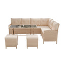Loungeset Manacor - Creme / Zand - Incl. Kussens