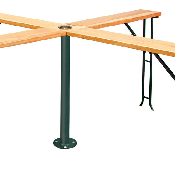 Biertafel / Biertenttafel - Hout - 241x241x104cm - Inklapbaar - Afbeelding 2