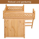 Kattenhuis van hout FSC-gecertificeerd