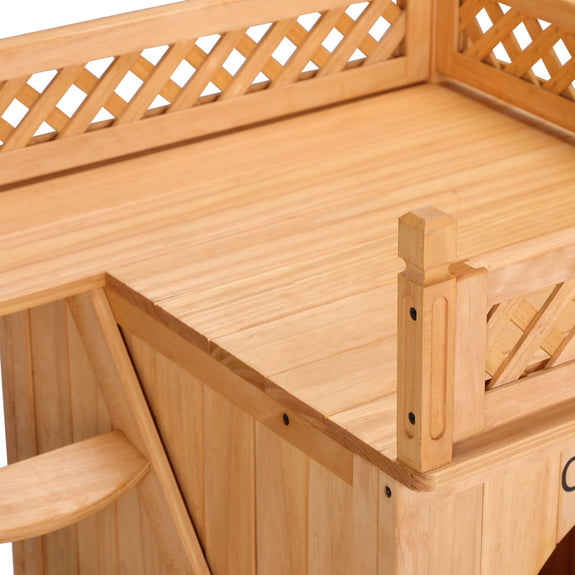 Kattenhuis van hout FSC-gecertificeerd - Afbeelding 9