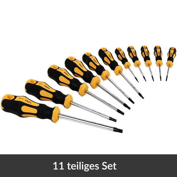 Torx schroevendraaierset 11-delig - Afbeelding 1
