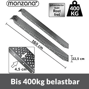 Oprijplaten set van 2 inklapbaar 400 kg - Afbeelding 11